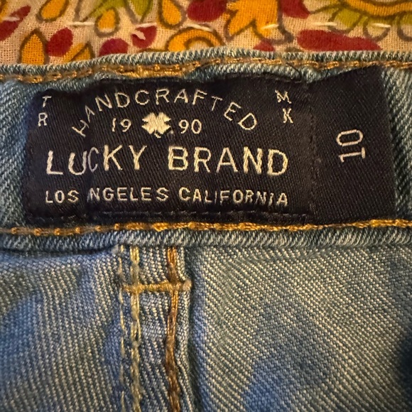 Lucky Brand Girls Distressed Zoe Skinny Light Wash Jeans• 10 - Picture 7 of 8